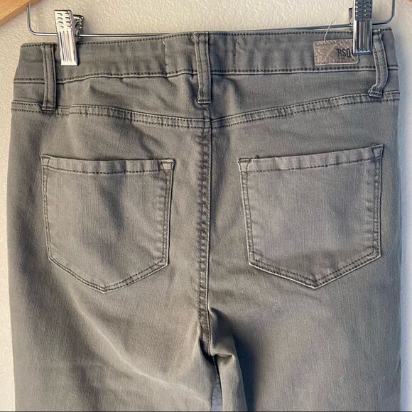 RSQ | Cali High Rise Jeans in Olive Green, Size 27 - Picture 7 of 11
